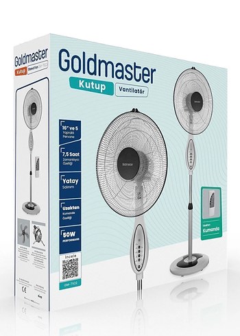 Goldmaster Kutup Ayaklı Vantilatör GM-7922 - Görsel 5
