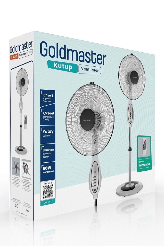 Goldmaster Kutup Ayaklı Vantilatör GM-7922 - Görsel 5
