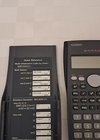 CASIO Siyah Hesap Makinesi