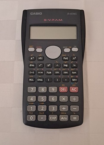 CASIO Siyah Hesap Makinesi