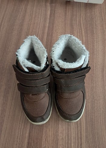 Kahverengi Erkek Süet Botlar Velcro