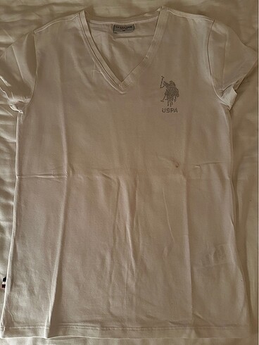 U.S Polo Assn. 0 pamuk beyaz tşirt