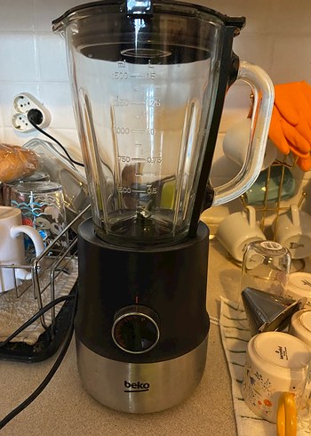 Siyah Gri Cam Hazneli Blender - Görsel 2