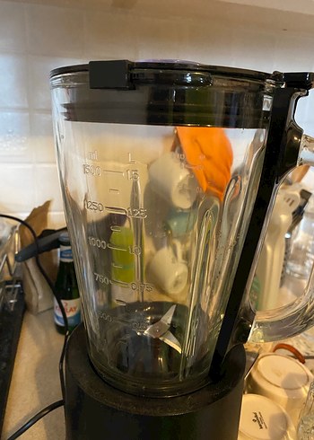 Siyah Gri Cam Hazneli Blender - Görsel 4