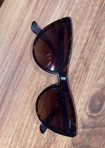 Kahverengi Kürklü Retro Kadın Güneş Gözlüğü hiç bir sorunu yok - Görsel 2