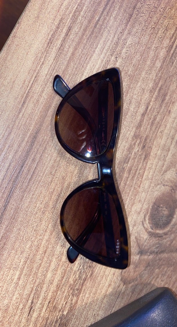 Kahverengi Kürklü Retro Kadın Güneş Gözlüğü hiç bir sorunu yok - Görsel 2