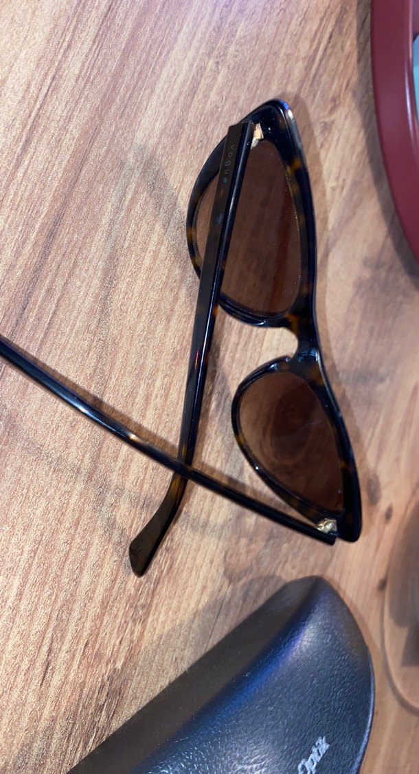 Kahverengi Kürklü Retro Kadın Güneş Gözlüğü hiç bir sorunu yok - Görsel 4