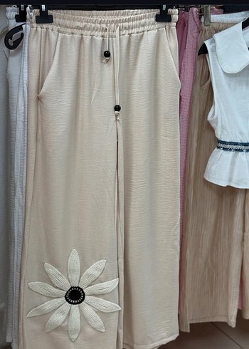 Nakışlı Bohem Kadın Kumaş Pantolon