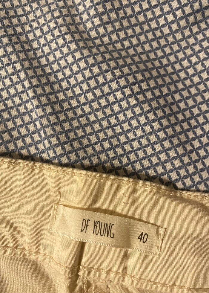 Krem kargo pantolonu - Görsel 5