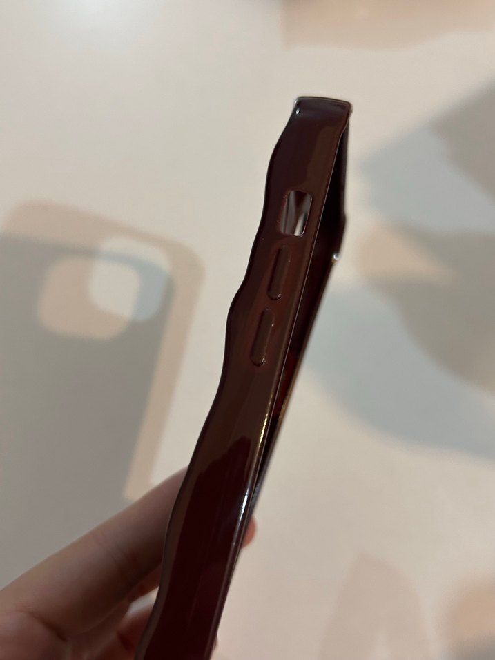 Parlak Bordo Apple 13/14 Telefon Kılıfı - Görsel 2