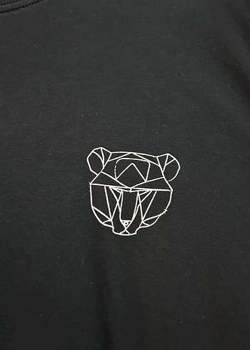 Siyah Erkek Oversize Kısa Kollu Tişört - Görsel 2