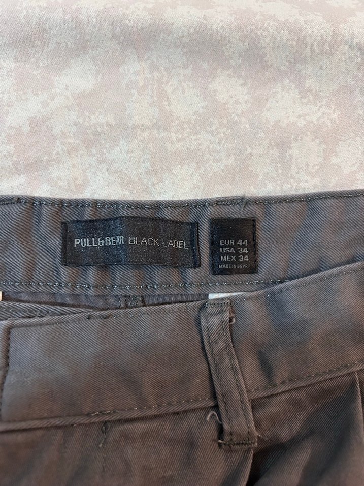 Gri Fermuarlı Pantolon - Görsel 2