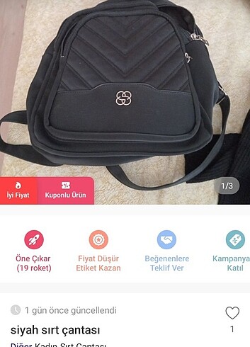 Beden Sırt çanta