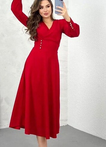 Kırmızı elbise