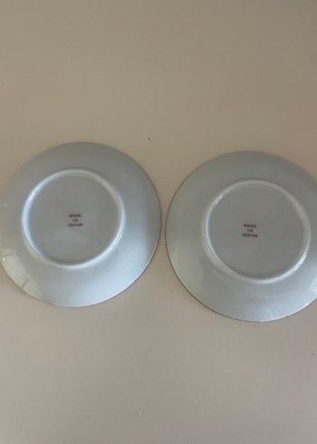 Renkli Baskılı İki Adet JAPON FİNCAN TABAĞI - Görsel 4