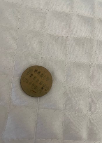 ŞEHİR HATLARI VAPUR JETONU VINTAGE - Görsel 2