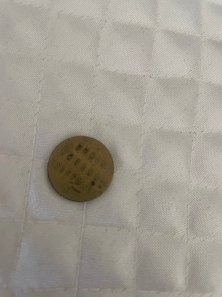 ŞEHİR HATLARI VAPUR JETONU VINTAGE - Görsel 2