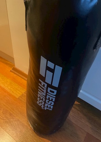 Diesel Fitness Deri Kemerli Boks Torbası - Görsel 3