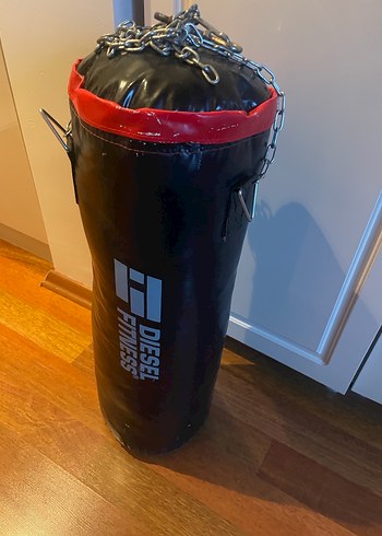 Diesel Fitness Deri Kemerli Boks Torbası - Görsel 2