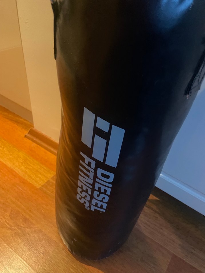 Diesel Fitness Deri Kemerli Boks Torbası - Görsel 3