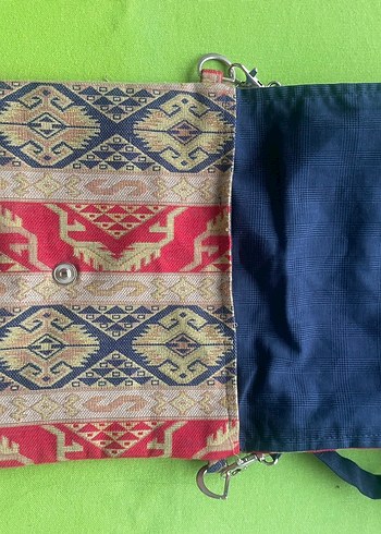 Bohem Çok Renkli Kadın Clutch Çanta - Görsel 2