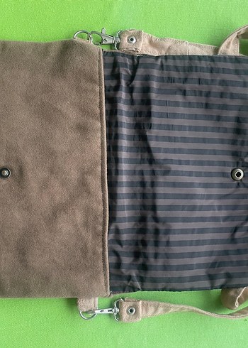 Bohem Tarzı Mavi Desenli Fermuarlı Çocuk Çantası - Görsel 2