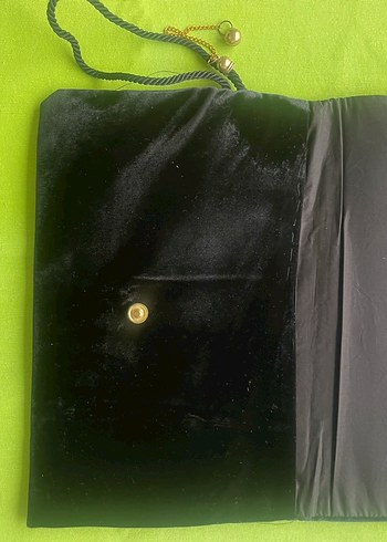 Nakışlı Süet Kadın Portföy Çanta - Görsel 2