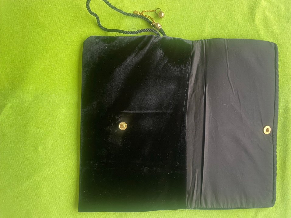 Nakışlı Süet Kadın Portföy Çanta - Görsel 2