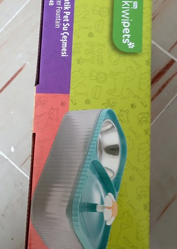 Pastel Mavi Kedi Mama ve Su Kabı kiwi marka - Görsel 6