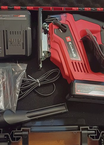 Kırmızı Einhell Şarjlı Dekupaj Testere - Görsel 8