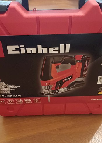 Kırmızı Einhell Şarjlı Dekupaj Testere - Görsel 3