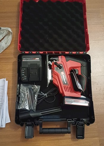 Kırmızı Einhell Şarjlı Dekupaj Testere - Görsel 9