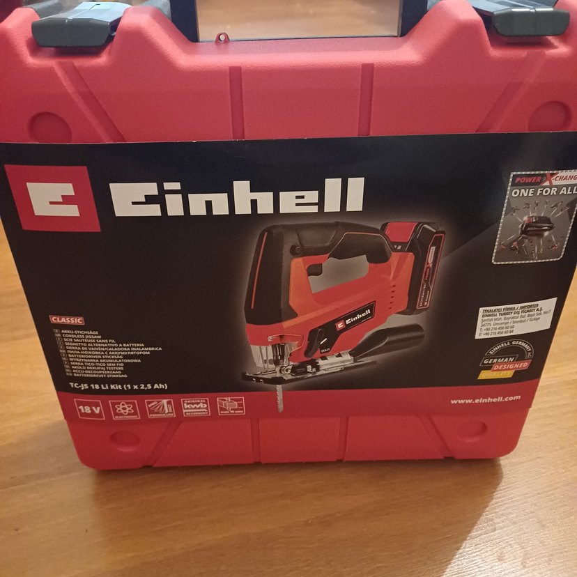 Kırmızı Einhell Şarjlı Dekupaj Testere - Görsel 3