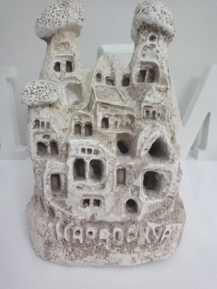 Işıklandırmalı Beyaz Dekoratif Figürin - Görsel 2