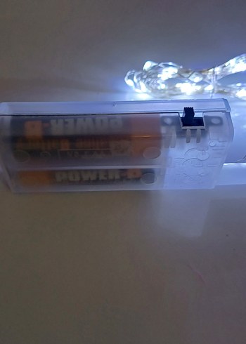 Beyaz Işık LED Dekoratif Işık Zinciri - Görsel 7