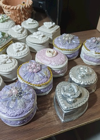 El Yapımı Seramik Kapaklı Kutular - Görsel 2