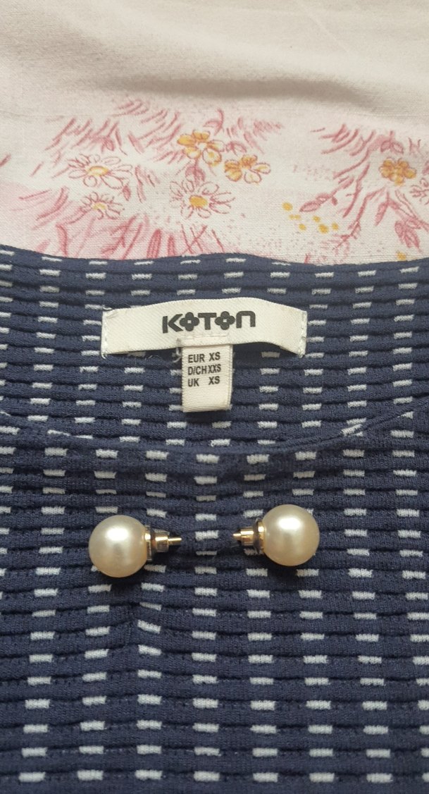 Koton Kısa Kollu Bluz etek takım - Görsel 2