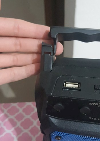 Renkli Mavi Bluetooth Hoparlör GTS-1571 - Görsel 3