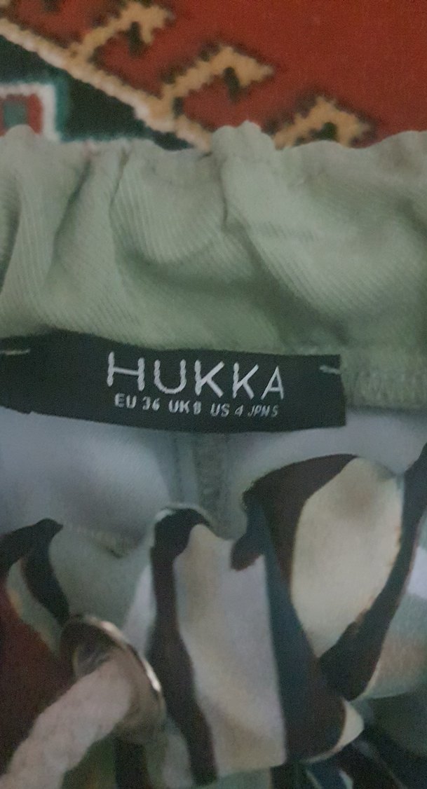 Çok Renkli Salaş Kadın Kumaş Pantolon - Görsel 2