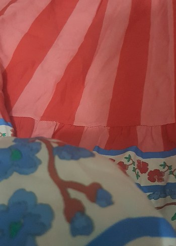 Çiçek Desenli Uzun Elbise - Görsel 2