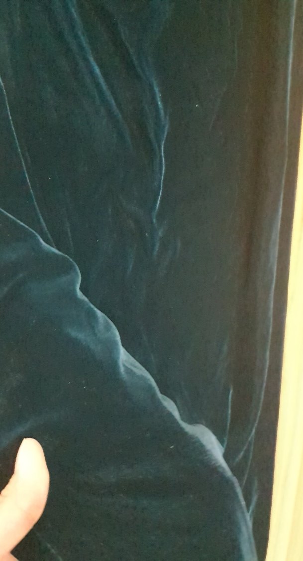 Zümrüt Yeşili Uzun Dantel Detaylı Kadın Abiye Elbise - Görsel 2