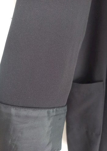 52 Beden siyah Renk Siyah Uzun Kol Düğmeli Kadın Blazer