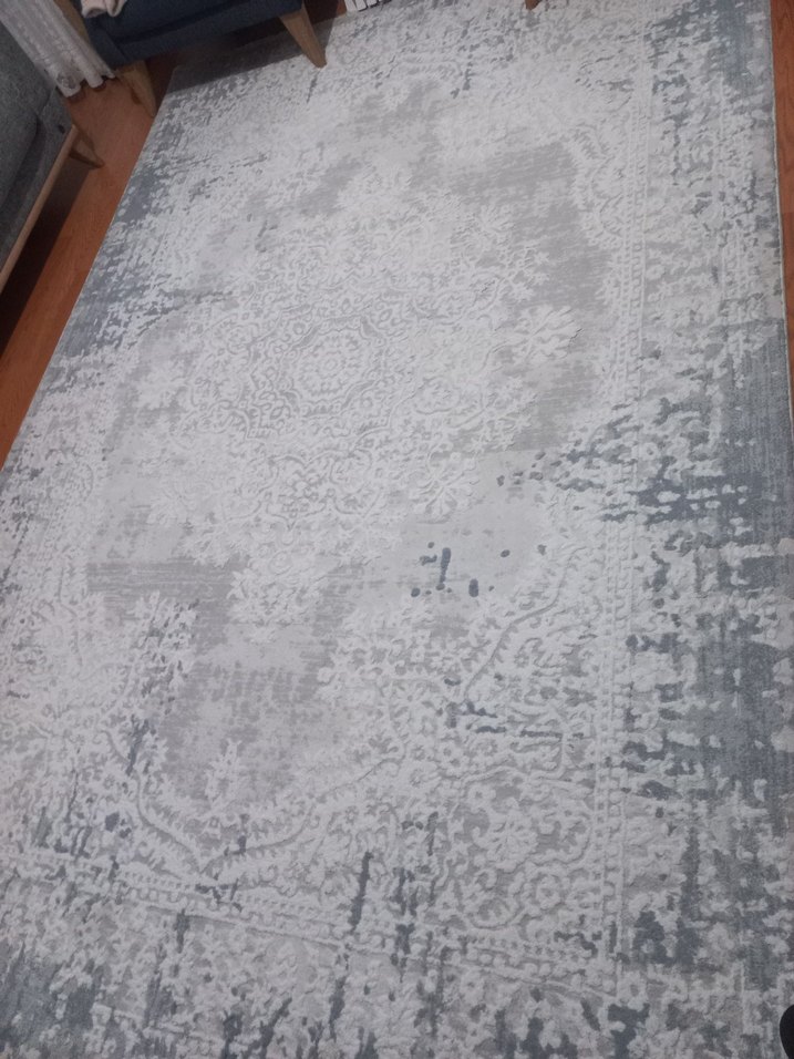 Gri Modern Klasik Desensiz Halı - Görsel 3