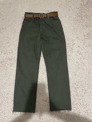 Diğer Kahverengi keten pantalon