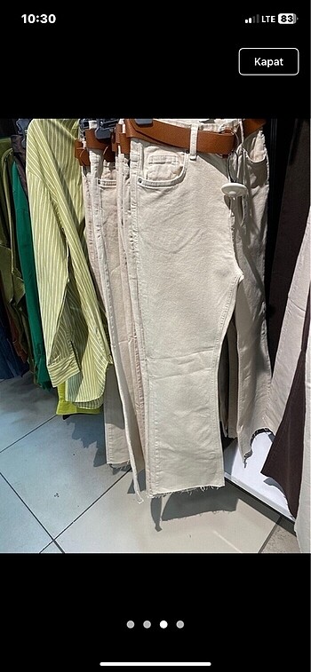 Pantalon düz paça