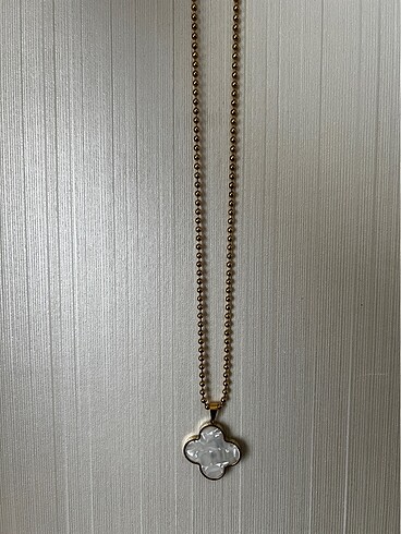Çift Taraflı Yonca Kolye Van Cleef