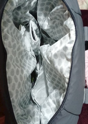 Gri Spor Tarzı anne bebek çantası - Görsel 6