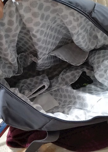 Gri Spor Tarzı anne bebek çantası - Görsel 5