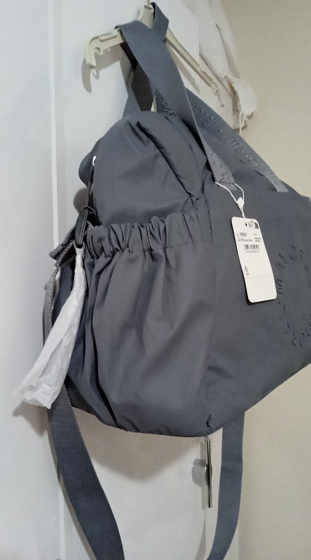 Gri Spor Tarzı anne bebek çantası - Görsel 3