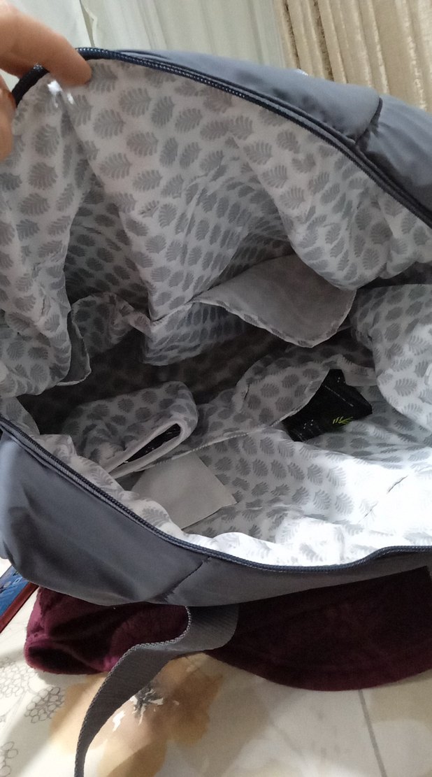 Gri Spor Tarzı anne bebek çantası - Görsel 5